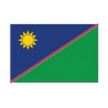 Autocollant Drapeau Namibia Namibie sticker flag