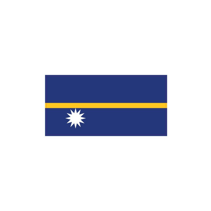 Autocollant Drapeau Nauru sticker flag