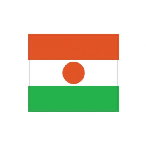 Autocollant Drapeau Niger sticker flag