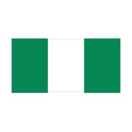 Autocollant Drapeau Nigeria Nigéria sticker flag