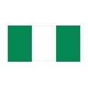Autocollant Drapeau Nigeria Nigéria sticker flag