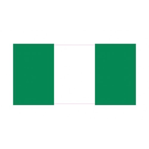 Autocollant Drapeau Nigeria Nigéria sticker flag