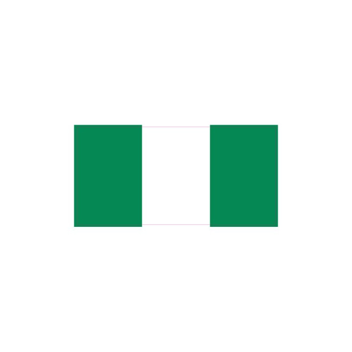 Autocollant Drapeau Nigeria Nigéria sticker flag