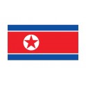 Autocollant Drapeau North Korean sticker flag