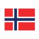 Autocollant Drapeau Norway Norvège sticker flag