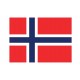 Autocollant Drapeau Norway Norvège sticker flag