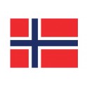Autocollant Drapeau Norway Norvège sticker flag