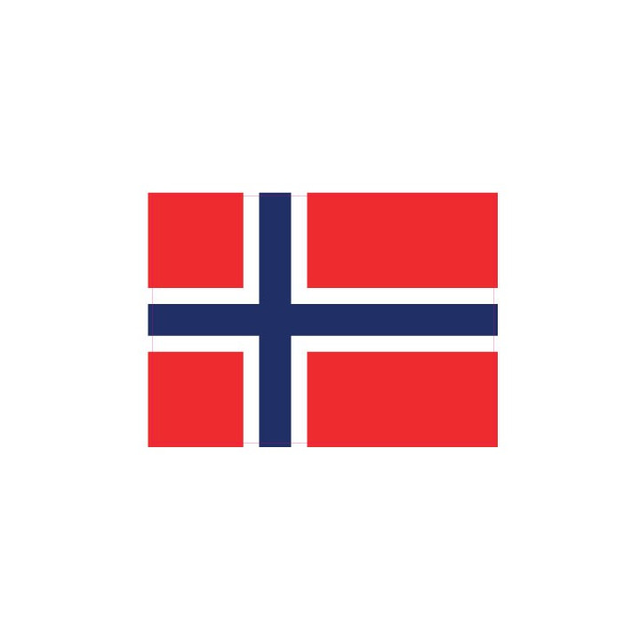 Autocollant Drapeau Norway Norvège sticker flag