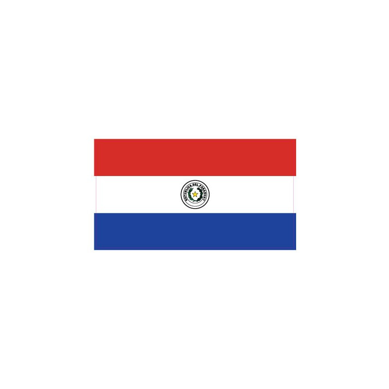 Autocollant Drapeau Paraguay sticker flag
