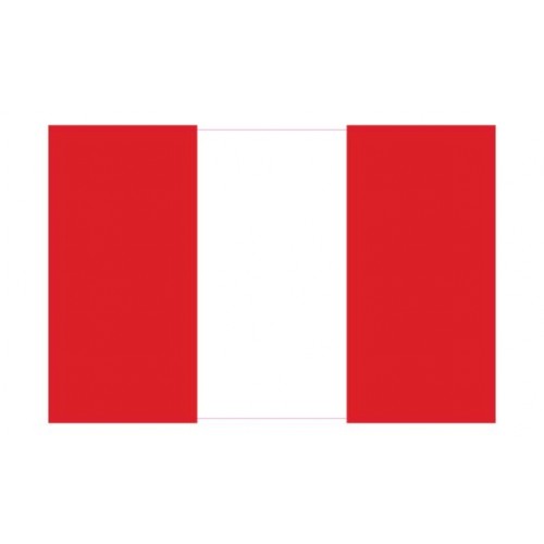 Autocollant Drapeau Peru Pérou sticker flag