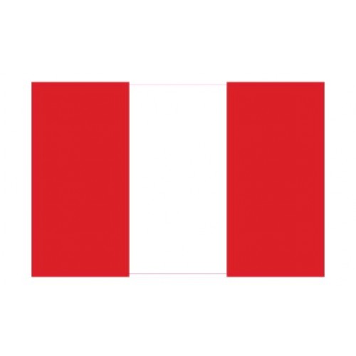 Autocollant Drapeau Peru Pérou sticker flag
