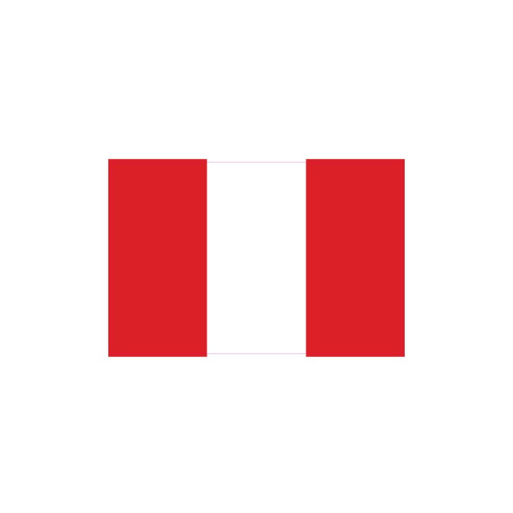 Autocollant Drapeau Peru Pérou sticker flag