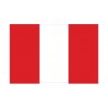 Autocollant Drapeau Peru Pérou sticker flag