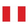 Autocollant Drapeau Peru Pérou sticker flag