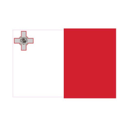 Autocollant Drapeau Malta Malte sticker flag
