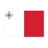 Autocollant Drapeau Malta Malte sticker flag
