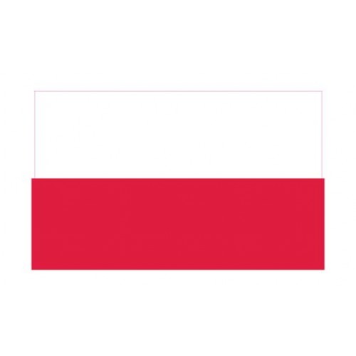 Autocollant Drapeau Poland Pologne sticker flag