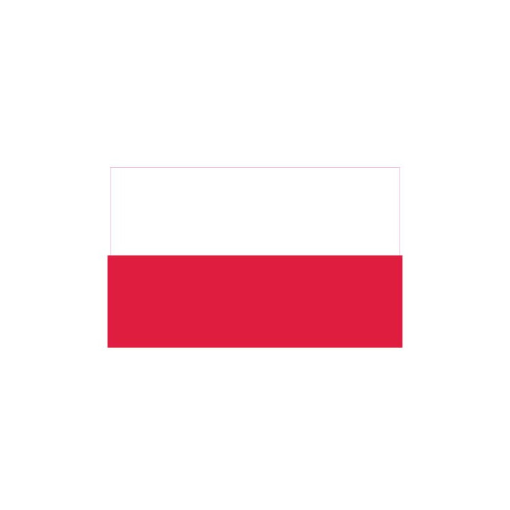 Autocollant Drapeau Poland Pologne sticker flag