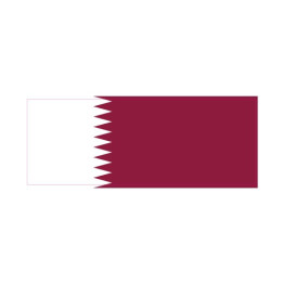 Autocollant Drapeau Quatar sticker flag