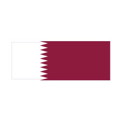 Autocollant Drapeau Quatar sticker flag