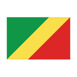 Autocollant Drapeau congo sticker flag