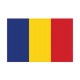 Autocollant Drapeau Romania Roumanie sticker flag