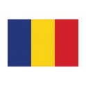 Autocollant Drapeau Romania Roumanie sticker flag