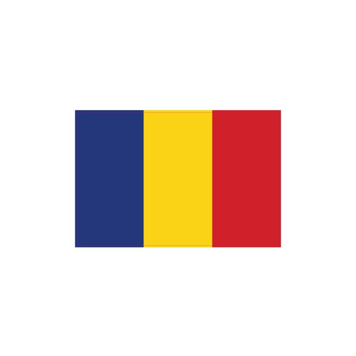 Autocollant Drapeau Romania Roumanie sticker flag