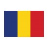 Autocollant Drapeau Romania Roumanie sticker flag