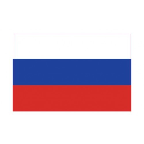 Autocollant Drapeau Russian Federation Russie, Fédération de sticker flag