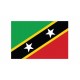 Autocollant Drapeau Saint Kitts and Nevis Saint-Kitts-et-Nevis sticker flag