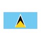 Autocollant Drapeau Saint Lucia Sainte Lucie sticker flag