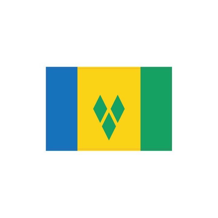 Autocollant Drapeau Saint-Vincent-et-les Grenadines sticker flag