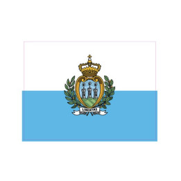 Autocollant Drapeau San Marino Saint-Marin sticker flag