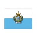 Autocollant Drapeau San Marino Saint-Marin sticker flag
