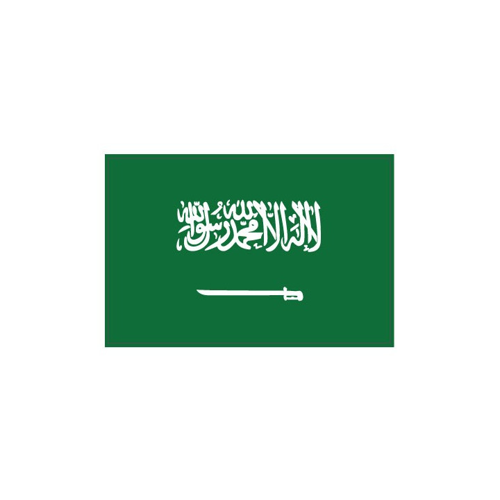 Autocollant Drapeau Saudi Arabia Arabie Saoudite sticker flag