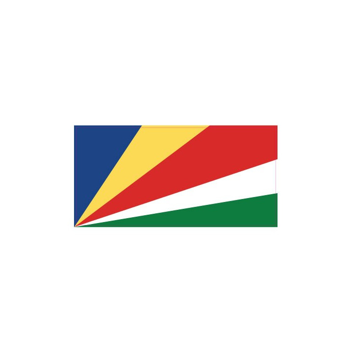 Autocollant Drapeau Seychelles sticker flag