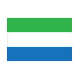 Autocollant Drapeau Sierra Leone sticker flag