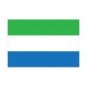 Autocollant Drapeau Sierra Leone sticker flag