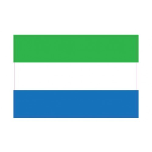 Autocollant Drapeau Sierra Leone sticker flag