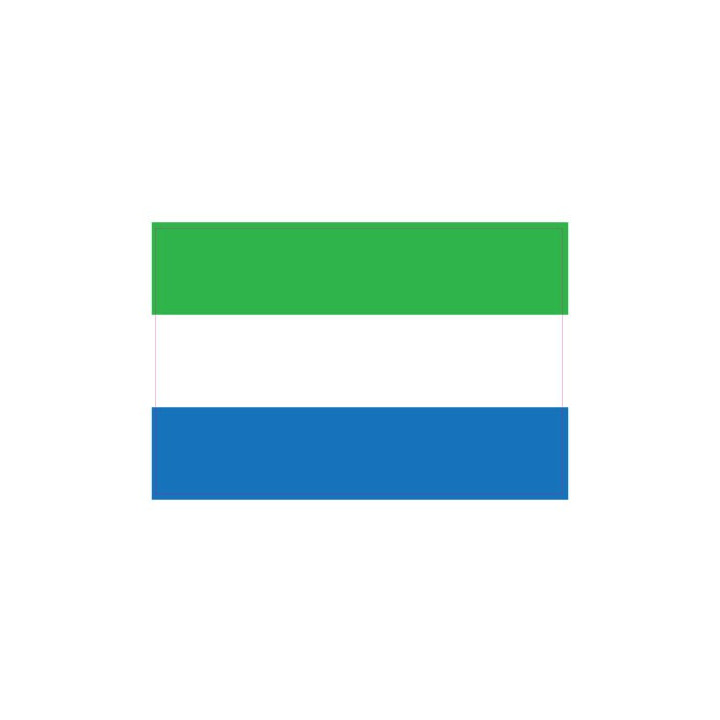 Autocollant Drapeau Sierra Leone sticker flag
