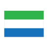 Autocollant Drapeau Sierra Leone sticker flag
