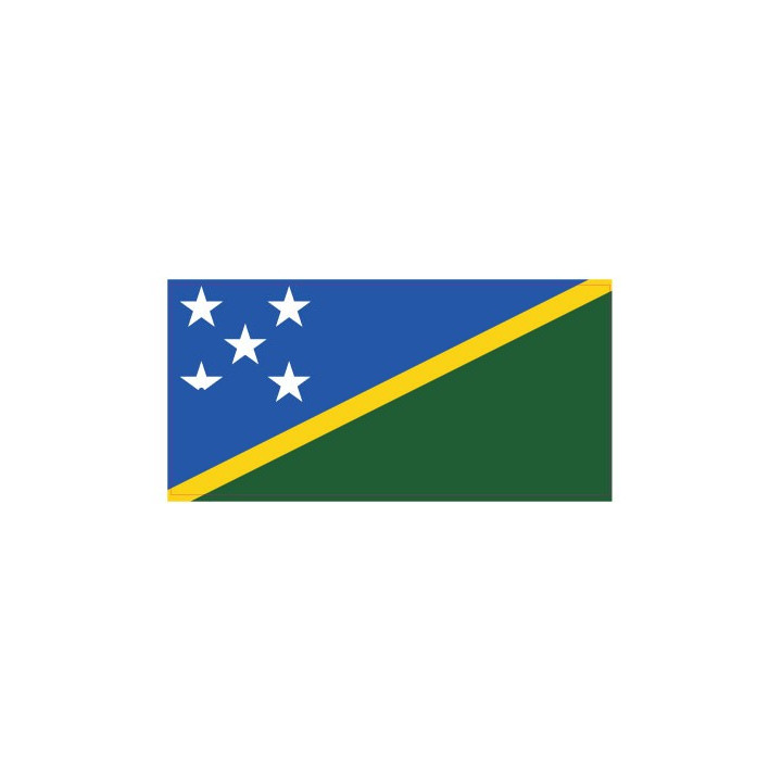 Autocollant Drapeau Solomon Islands Salomon, Îles sticker flag