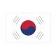 Autocollant Drapeau South Korean Corée, République sticker flag