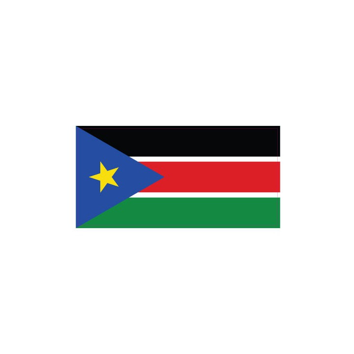 Autocollant Drapeau South Sudan sticker flag