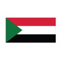 Autocollant Drapeau Sudan Soudan sticker flag