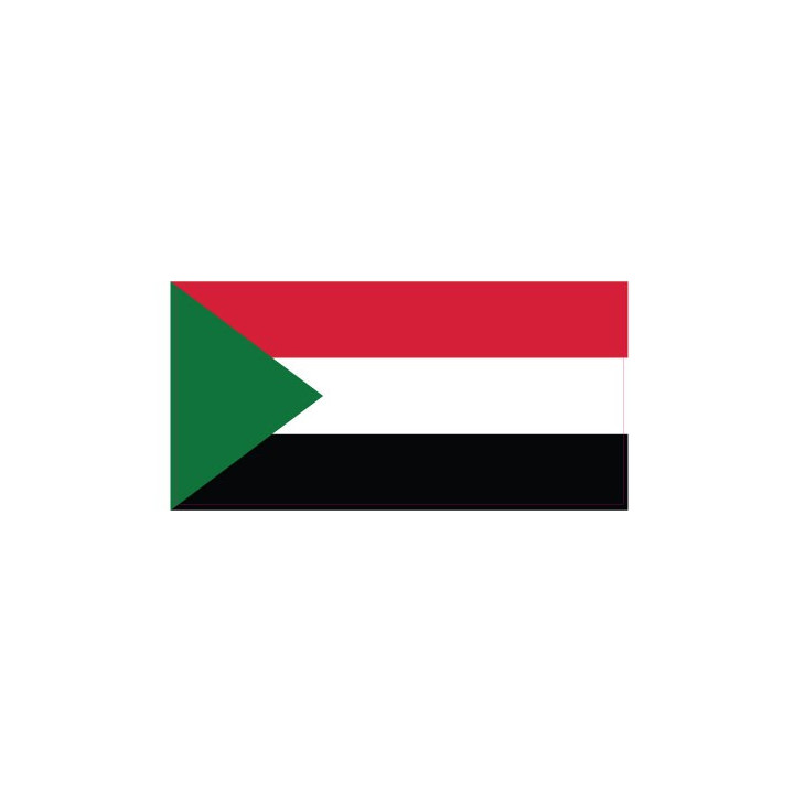 Autocollant Drapeau Sudan Soudan sticker flag