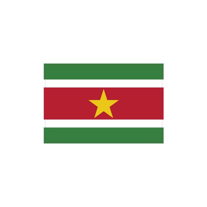 Autocollant Drapeau Suriname sticker flag