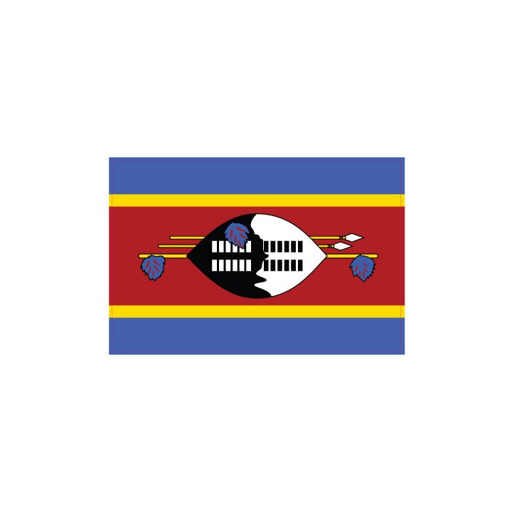 Autocollant Drapeau Swaziland sticker flag