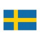 Autocollant Drapeau Sweden Suède sticker flag